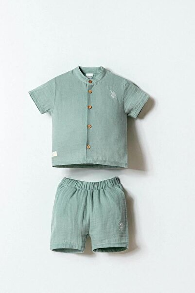 U.S. Polo Assn. Kids Usb2883 baby boy 2-piece set