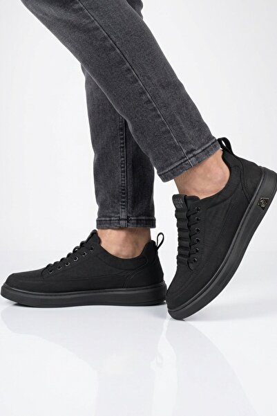 Guja Black Lightweight Flexible Linen Men's Casual Shoes 26Y510-2 m
