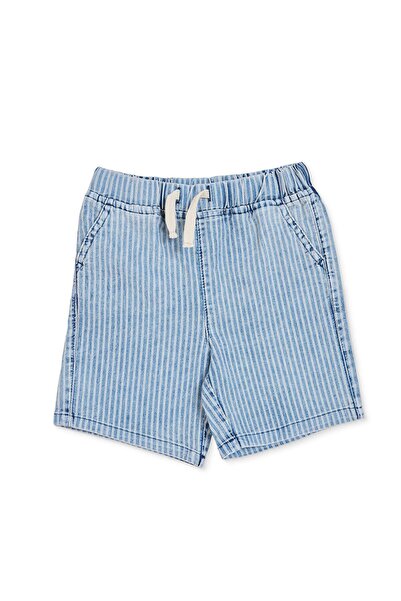 ebebek Hello Baby HelloBaby Erkek Bebek Denim Şort Bağcıklı Reçme