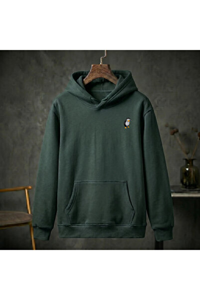 Ron8 Penguin Mimes Print Hoodie Set