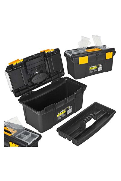 GEKO CUTIE PLASTIC PENTRU DEPOZITARE SCULE CU ORGANIZATOR KELTIN 32X17.5X16 CM