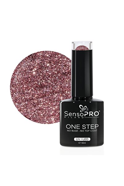 SensoPRO Milano Semipermanent Nail Polish One Step 10ml, Confetti Princess #112