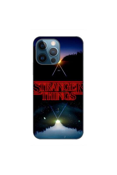 OEM Husa compatibila cu Apple iPhone 12 Pro Silicon Gel Tpu Model Stranger Th...