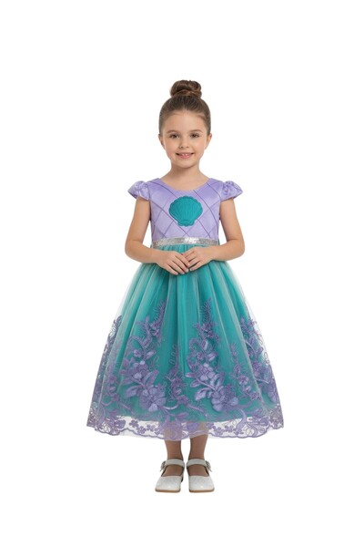 Bidani - Mermaid Princess Ball Gown - Multicolor - 3Y to 10Y