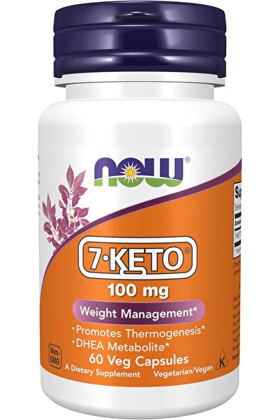 Now Foods, 7-KETO®, 100 mg, 60 Veg Capsules Usa Menşeii