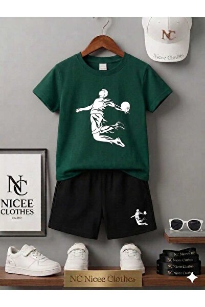 NC Nicee Clothes ΚΑΛΟΚΑΙΡΙΝΟ ΠΑΙΔΙΚΟ ΜΠΛΟΥΖΑΚΙ ΚΑΙ ΣΟΡΤΣ UNISEX (ΛΕΥΚΗ ΕΚΤΥΠΩ...