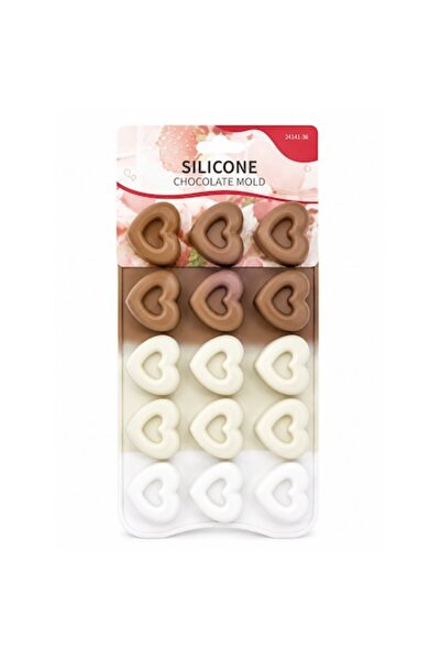 OEM Forma din Silicon pentru Bomboane si Jeleuri, BPA Free, Model Inima, 20x1...
