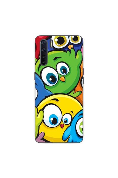 OEM Husa compatibila cu Oppo A91 Silicon Gel Tpu Model Bufnite Colorate