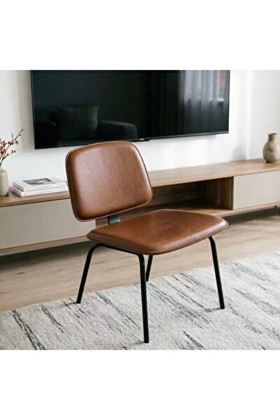 Bleco Minimalist Iron Upholstered Household Dining Chair