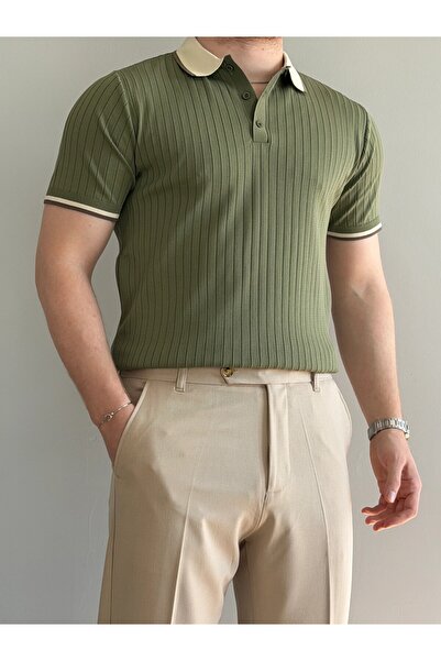 HAVANNA Erkek Polo Yaka Triko Tişört Regular Fit Old Money Stil