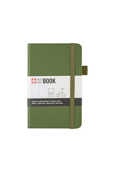 Sakura Ruled Notebook Pine Needle 9X14Cm 140Gr 80 Sheets Lined Notebook