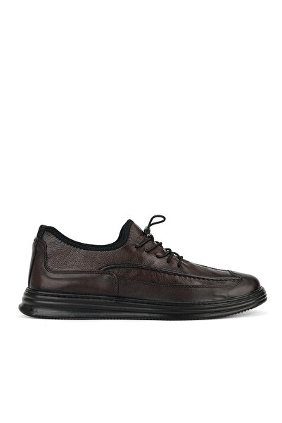 Ziya , Men's Genuine Leather Shoes 1611040Zy2508 Brown