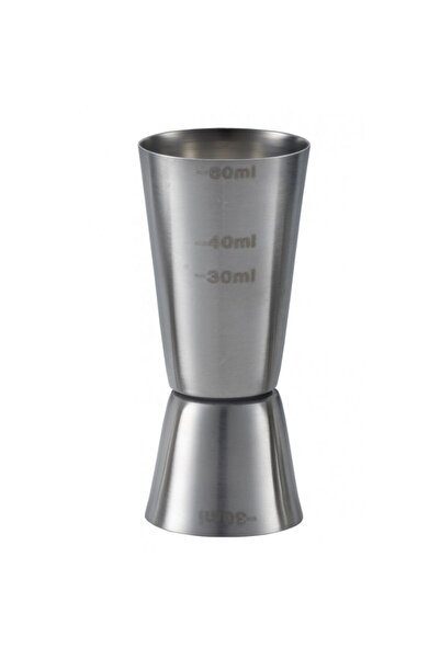 OEM Max Home Ανοξείδωτη Διπλή Μεζούρα Ποτών 30-60ml 509140