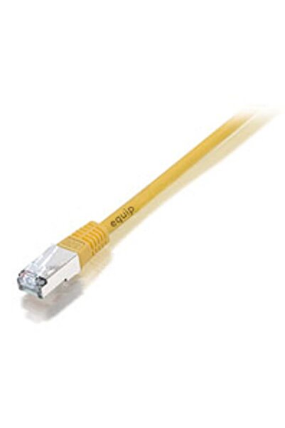 EQUIP Cablu patch Cat5e SF/UTP 2xRJ45 7.50m galben PVC pungă de plastic