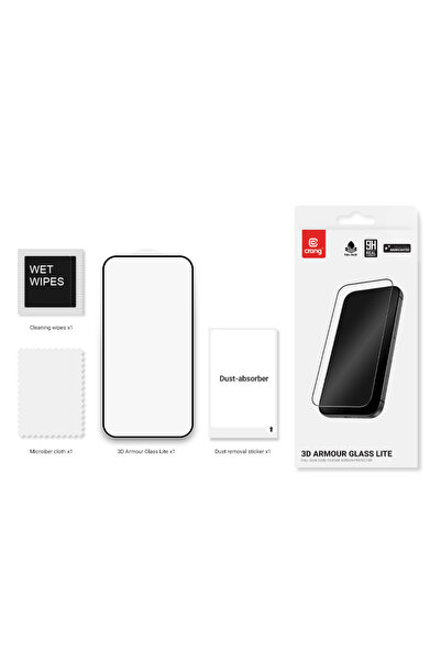 Crong Sticlă de protecție 3D Armor Lite - Sticlă securizată cu adeziv integra...