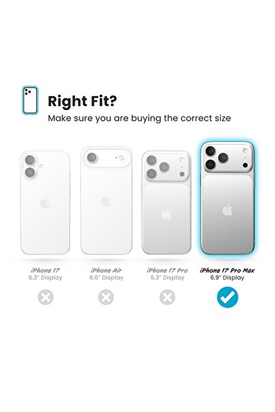 Speck Presidio2 Grip MagSafe - Husă iPhone 17 Pro Max (Deep Sea/Silver Metallic)