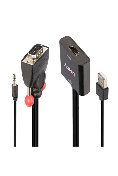 LİNDY Konverter VGA & Audio an HDMI