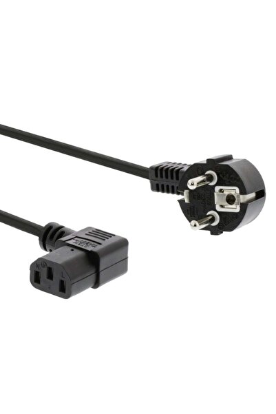 PremiumCord Kabel nap√°jec√≠ 230V 3m √∫hlov√Ω 90st