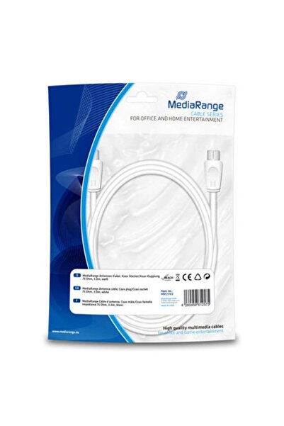 MediaRange Cablu antenă coaxial cu conector/cuplaj 75 Ohm 3.0m