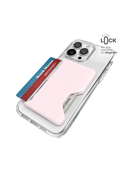 Speck ClickLock Wallet For MagSafe - Magnetyczny portfel MagSafe (Nimbus Pink)