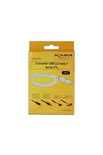 DELOCK Cablu USB TTL 6 pini Pinheader -> A Bu/St 1.80m