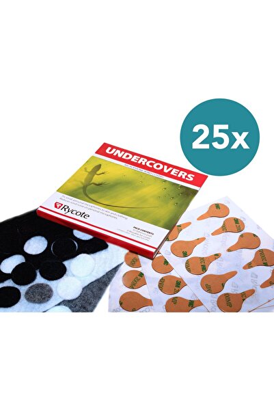 Rycote Undercovers, Culori asortate - 25 pachete