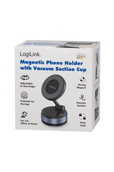 LogiLink Suport magnetic pentru smartphone cu ventuză