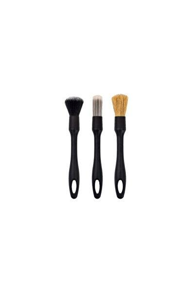 OEM Set 3 pensule detailing auto, peri naturali si sintetici, dimensiuni dife...