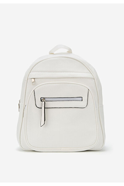 B T Shoes Rucsac dama Damela alb