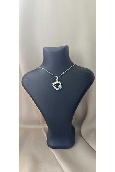 Store Gümüş Renkli Deniz Temalı Kolye