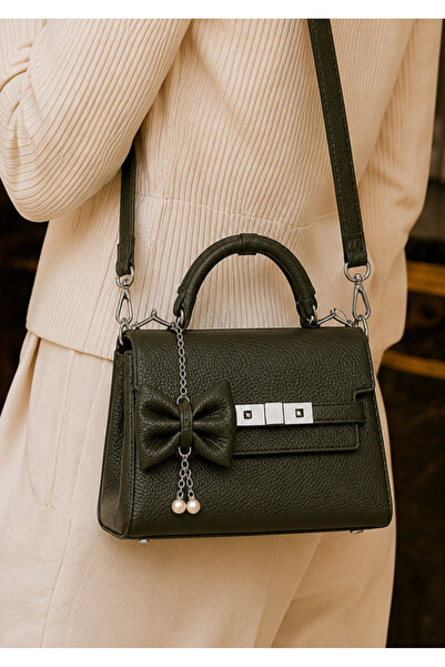 mothers dream Women’s Mini Top-Handle Crossbody Bag with Bow Charm
