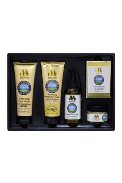 MORVON Delphore Beauty Whitening and Brightening Set with Glutathione