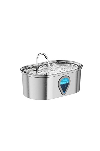 Seven Bird 3.5L Stainless Steel Cat Water Fountain