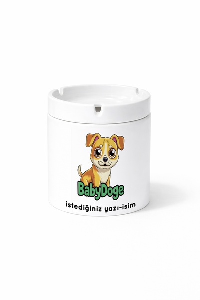 Kirbi Reklam هدية منفضة سجائر مطبوعة على الوجهين من Diger Babydoge Baby Doge ...