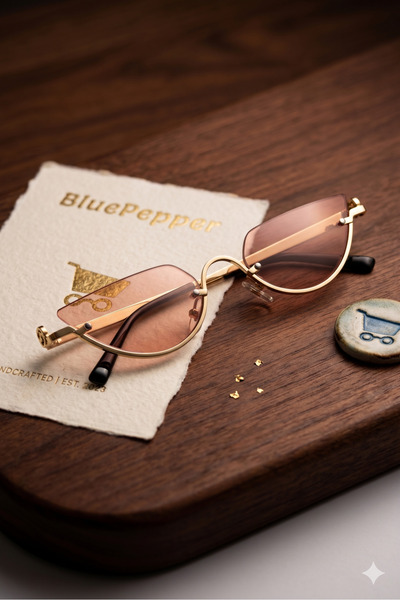 BluePepper هالف |   نظارات شمسية CatEye نصف إطارية بتصميم عين القطة، نظارات ع...