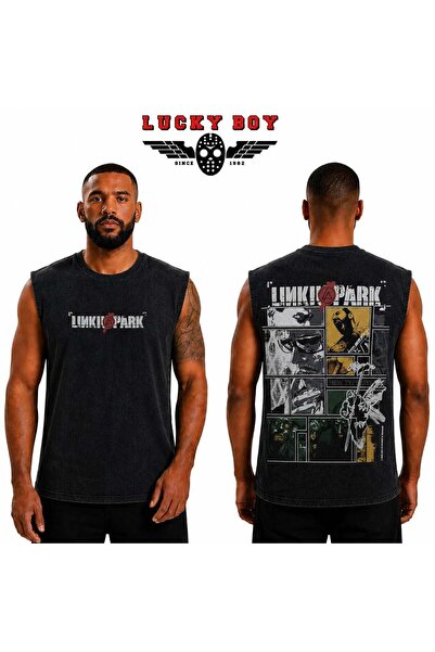 sensobel Linkin Park Washed Sleeveless T-Shirt