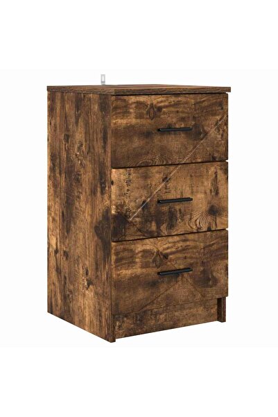 vidaxl Dulap de noapte Stejar brun 38 x 38 x 66 cm Lemn compozit