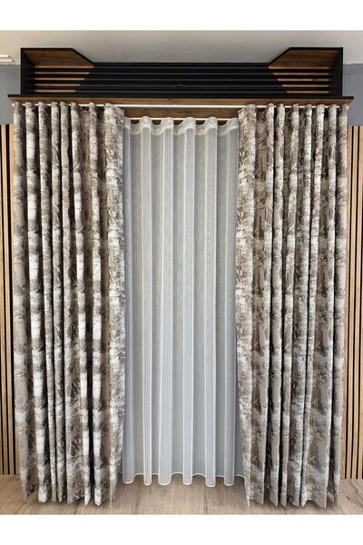 ArasyaHome Draperie Elegantă Bella cu Textură Fină Gri Deschis