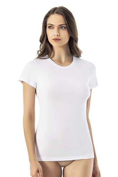 HARMAN TEKSTİL 6615 Modal Half Sleeve Undershirt 2 Pack