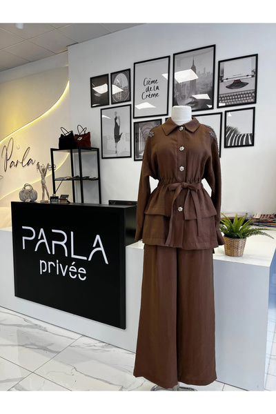 Parla Prive Silva Kristal Taşlı Takım