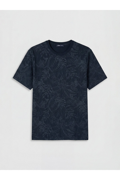 LC Waikiki Tricou bărbătesc din jerseu, cu guler rotund și imprimeu