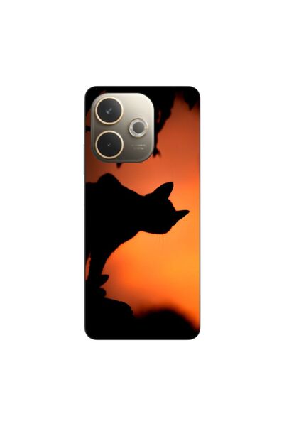 OEM Husa compatibila cu Oppo A5 Pro Silicon Gel Tpu Model Halloween Pisica Ne...