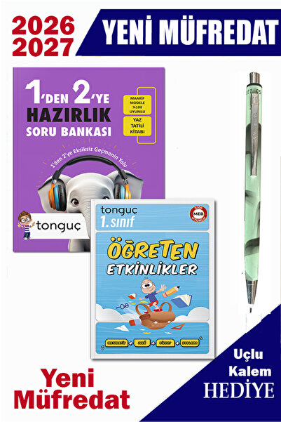 Tonguç Yayınları 1'den 2'ye Hazırlık Soru Bankası ve Öğreten Etkinlikler 2027...