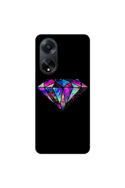 OEM Husa compatibila cu Oppo A98 5G Silicon Gel Tpu Model Diamond Black