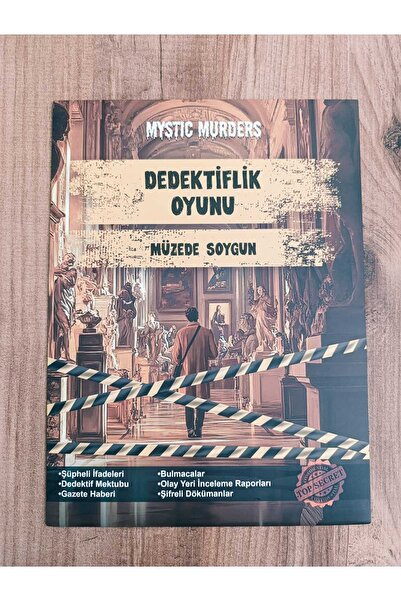 Dedektif Müze Soygunu Gizem Oyunu Kaçış ve Çözme Etkinliği