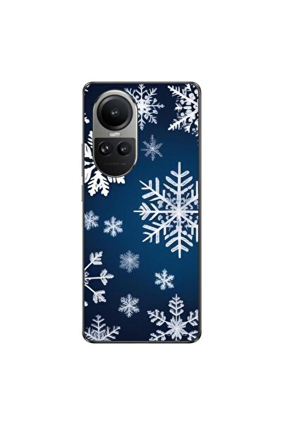 OEM Husa compatibila cu Oppo Reno10 5G Silicon Gel Tpu Model Fulgi de Nea