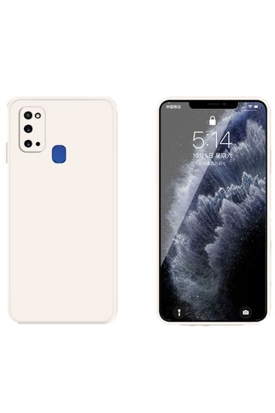 sscase Smooth Θήκη Σιλικόνης Off White (Samsung Galaxy A21s)