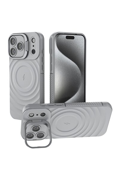 sscase Ripple Texture MagSafe Θήκη Σιλικόνης Grey (Apple iPhone 17 Pro Max)