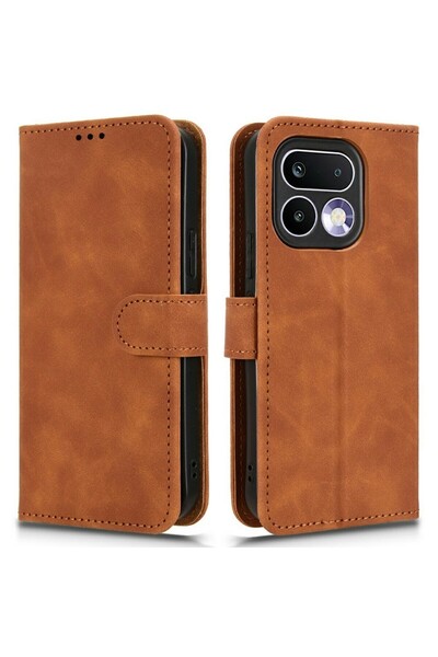 sscase Basic Θήκη Πορτοφόλι Brown (Realme 16 Pro Plus 5G)