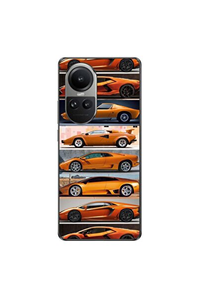 OEM Husa compatibila cu Oppo Reno10 5G Silicon Gel Tpu Model Masini Lamborghini
